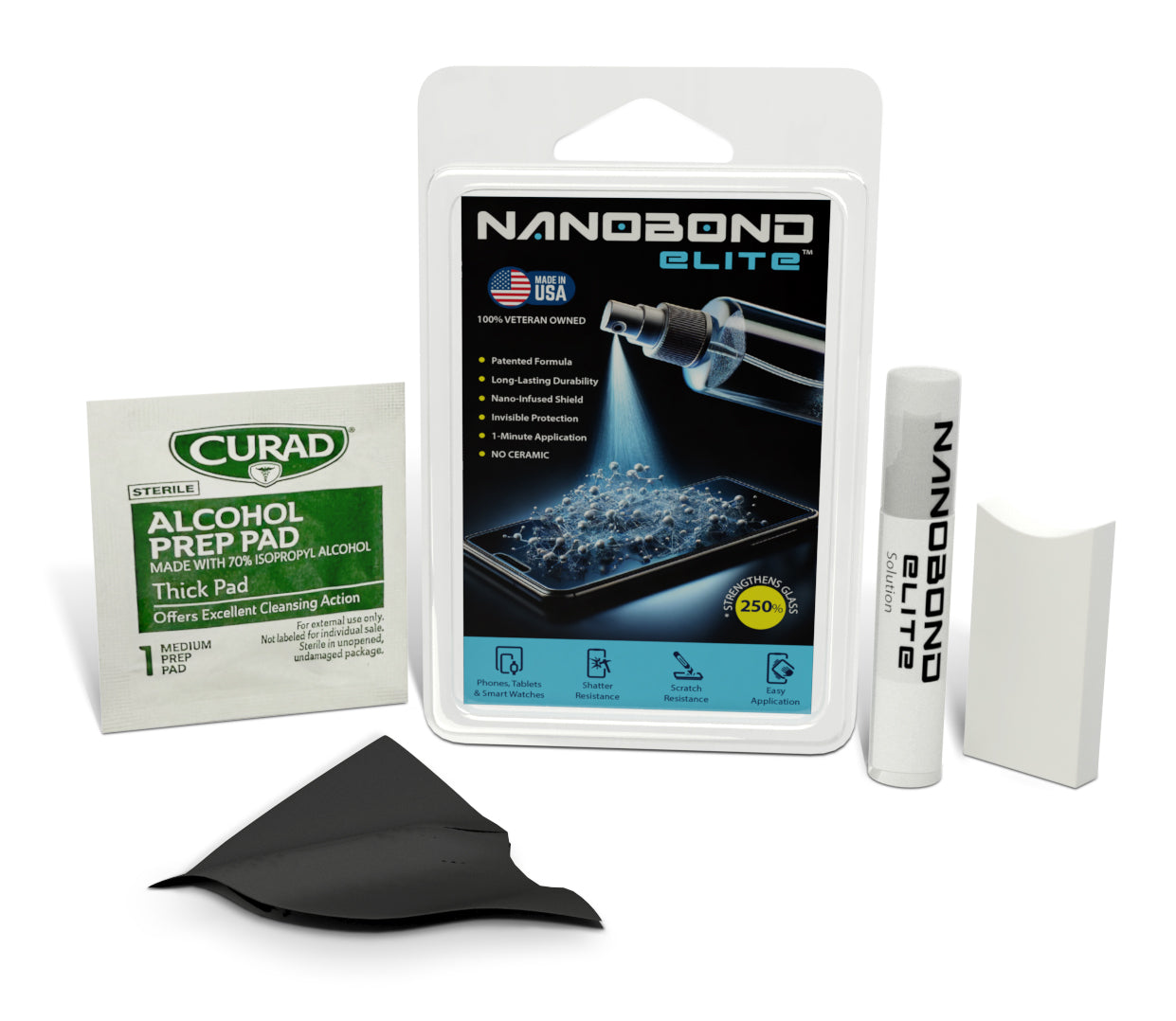 NanoBond Elite™ - Ultimate Screen Protector for Phones, Tablets & Smartwatches